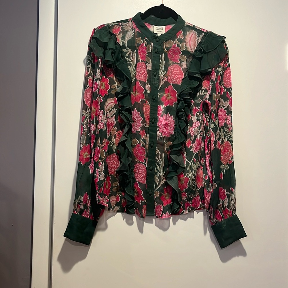 Hemant & Nandita - Pine Green top